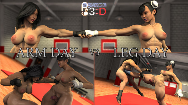 Artist Squarepeg3D – Arm Day vs Leg Day