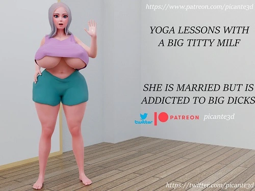 Picante3d - Hot Milf On Yoga